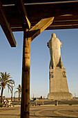 Monument to Columbus at Punta del Sebo, Huelva, Andalusia, Spain