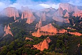 Las Médulas, ancient roman gold mining site León province, Castilla-León, Spain