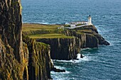 Neist Point Lighthouse, Isle of Skye, Western Highlands, Scotland, UK