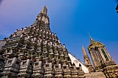 Wat Arun Temple of Dawn on the Chao Phraya River, Bangkok, Thailand