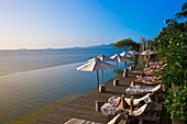 Infinity Pool, Six Senses Hideaway resort hotel, Koh Samui island, Gulf of Thailand, Thailand
