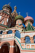 St Basil's Cathedral in Moscow on red square, Russia