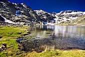 Laguna Grande in the Sierra de Gredos Avila Castilla León Spain