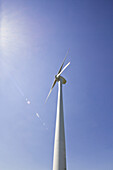 Wind turbine, Dithmarschen, Schleswig-Holstein, Germany