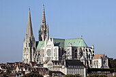 South Facade Of The Notre-Dame Cathedral Of Chartres, Eure-Et-Loir (28), France
