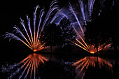 Fireworks In The Park Of The Chateau d'Anet, Ceremony For The Return Of The Remains Of Diane De Poitiers To The Burial Chapel Of The Chateau d'Anet, May 29, 2010, Eure-Et-Loir (28), France
