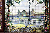Seville Mosaic, Plaza Santa Ana, Madrid, Spain