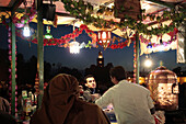 Tea And Cakes Sellers, Night Market, Djemaa El Fna Square, Marrakech, Morocco