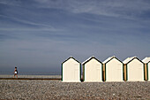 Beach Huts, Le Crotoy, Bay Of Somme (80), France