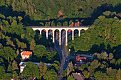 Eisenbahnviadukt, Greene, Kreiensen, Weserbergland, Niedersachsen, Deutschland