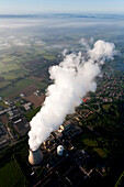 Luftaufnahme von einem Kohlekraftwerk, Petershagen, Nordrhein-Westfalen, Deutschland