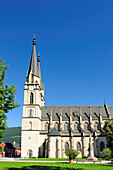 Church of monastery Admont, valley of Ennstal, Ennstal bicycle route, Styria, Austria