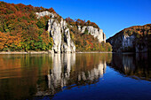 Danube gorge near Weltenburg, Bavaria, Germany