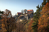 Pottenstein castle, Fränkische Schweiz, Franconia, Bavaria, Germany