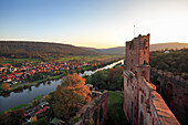 Castle Henneburg, Stadtprozelten, Franconia, Bavaria, Germany