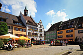 City hall at the market place, Staufen im Breisgau, Breisgau-Hochschwarzwald, Black Forest, Baden-Württemberg, Germany