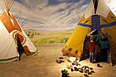 Museum of Ethnology Hamburg, exhibition of the American Indian, Hanseatic city of Hamburg, Germany, Europe