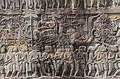 Relief of the Ramajana at Angkor Thom