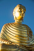 The giant Golden Sitting Buddha of Ban Krut Beach in Thailand