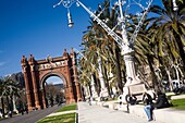 Arc de Triomf, Barcelona, Catalonia, Spain