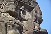 Angkor (Cambodia): statues on the Terrace of the Leper King