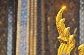 Bangkok (Thailand): golden decoration the Wat Phra Kaew