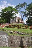 Malacca (Malaysia): the hill with the St. Paul's Church ruins, that leads to the Porta de Santiago
