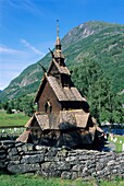 Norway, Sogn og Fjordane, Stave Church of Borgund 12th C