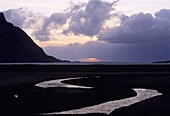 Norway, Nordland, Lofoten Islands, Midnight Sun