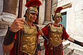 Roman guard, Diocletian's Palace, Split, Split-Dalmatia, Croatia