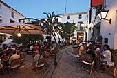 Restaurant in der Altstadt, Altea, Provinz Alicante, Spanien