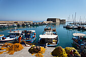 Fortress of Rocca al Mare, Venetian Harbor, Heraklion, Crete, Greece