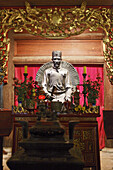 Confucius statue, Temple of Literature (Van Mieu), Hanoi, Bac Bo, Vietnam