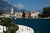 Quayside, Riva, Lake Garda, Trento, Italy