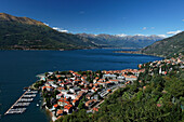 City view, Bellano, Lake Como, Lombardy, Italy