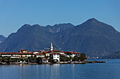 Isola dei Pescatori, Stresa, Lago Maggiore, Piemont, Italien