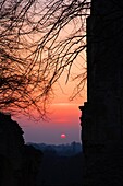 Knaresborough Castle at Sunset Knaresborough North Yorkshire Eng