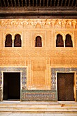 Fachada de Comares Courtyard of the Mexuar Alhambra Palace Granada Spain