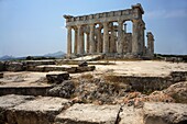 Aphaia Greek temple on the island of Aegina