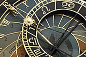 Czech Republic, Prague, Detail of the Astronomical Clock