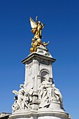 The Queen Victoria monument outside Buckingham Palace, London England UK