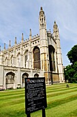 Kings College Chapel, Cambridge, England, UK