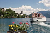 St Wolfgang lake and village Salzkammergut, Austria