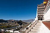 View of Lhasa from the Potala Palace Lhasa Tibet