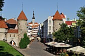 Tor in der Viru-Straße, Tallinn, Estland, Nordeuropa