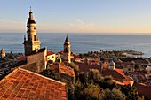 Menton, Côte d'Azur, Alpes-MaritimesMeeresalpen, Frankreich