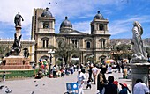 Murillo square La Paz Bolivia