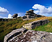 The Cheesewring on Stowe's Hill on Bodmin Moor near Minions, Cornwall, United Kingdom