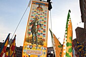 the victory, palio of siena, siena, tuscany, italy, europe la vittoria, palio di siena, siena, toscana, italia, europa