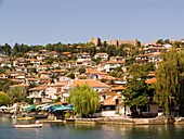 europe, macedonia, lake ohrid, ohrid and its fortress